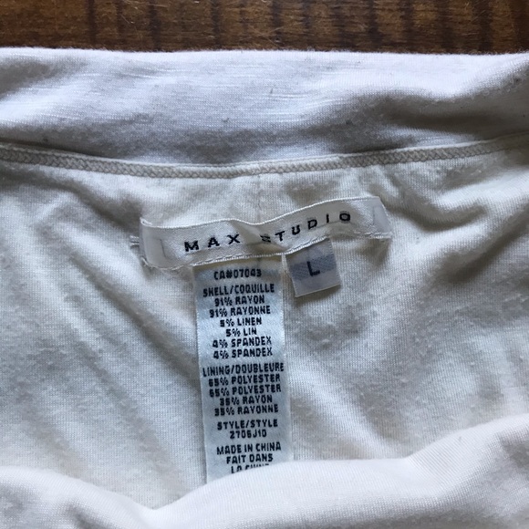 Double layered beige/white coloured skirt - Picture 3 of 3